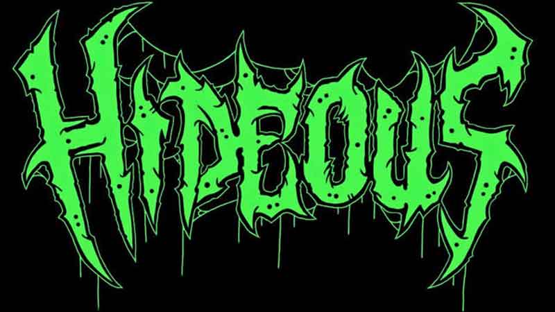 Видео клип с текстом от HIDEOUS